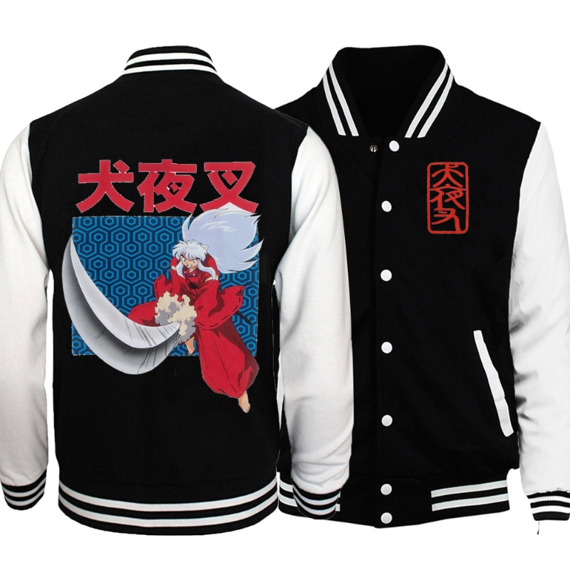Anime Inuyasha Tessaiga Baseball Varsity Jacket